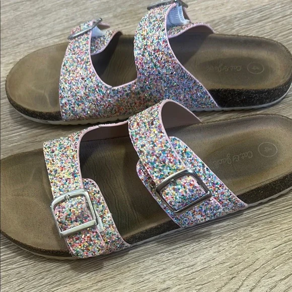 Kids Glitter Sandals - Picture 2 of 3
